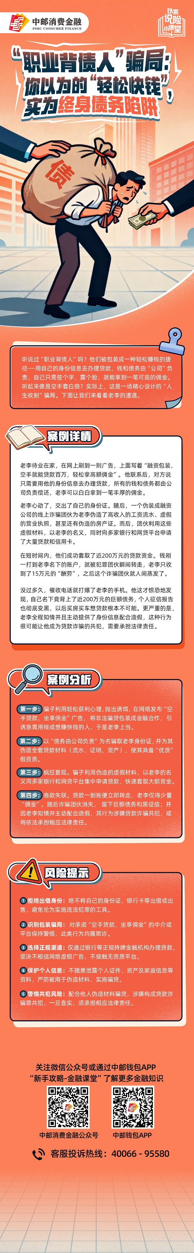 以案说险小课堂  “职业背债人”骗局：你以为的“轻松快钱”，实为终身债务陷阱.jpg