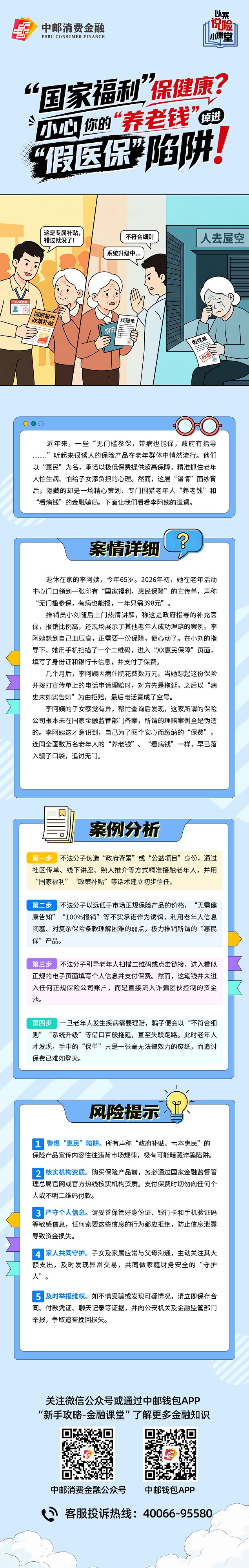 以案说险小课堂“国家福利”保健康？小心你的“养老钱”掉进“假医保”陷阱！.jpg